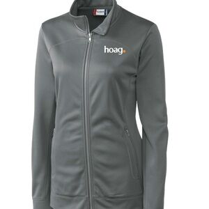 Hoag Women's Gray Full-Zip Jacket Large